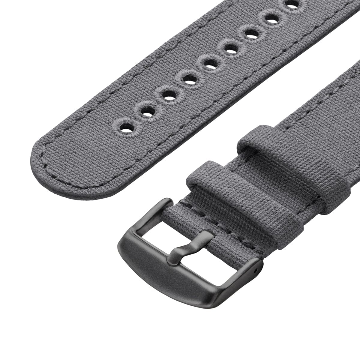 Apple Watch Canvas Watch Band - Slate Gray/Space Gray - Image 6