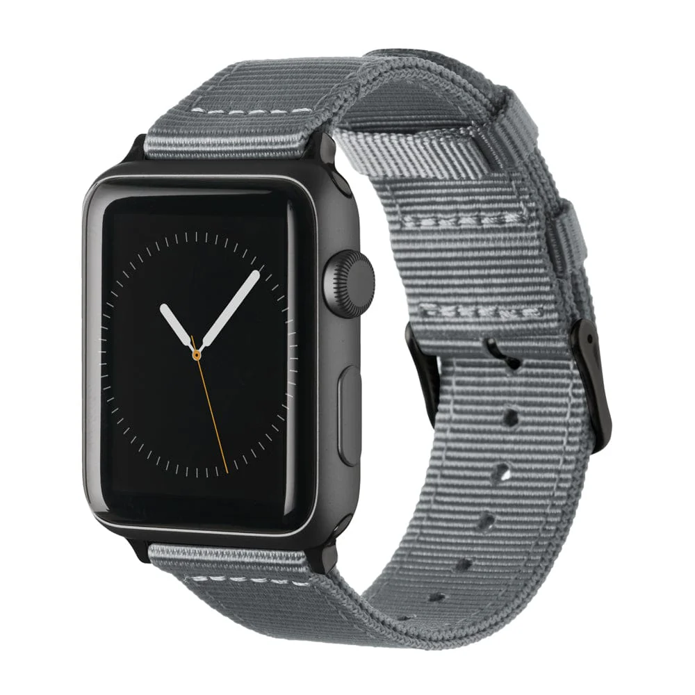 Apple Watch Nylon Watch Band - Gray/Black
