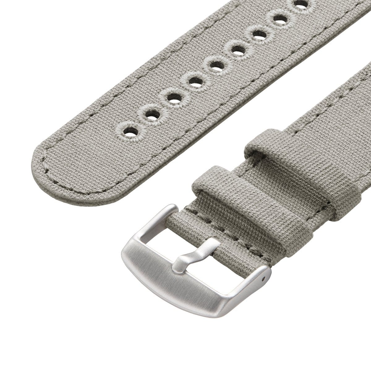 Quick Release Canvas Watch Band - Ash Gray - Image 4
