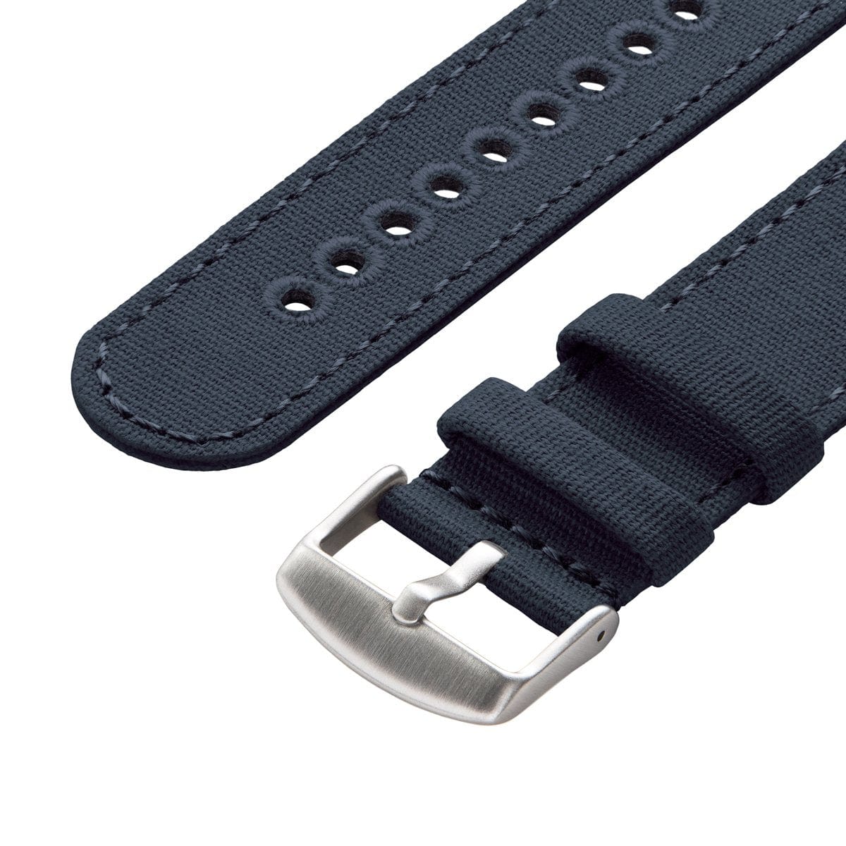 Quick Release Canvas Watch Band - Navy Blue - Image 4