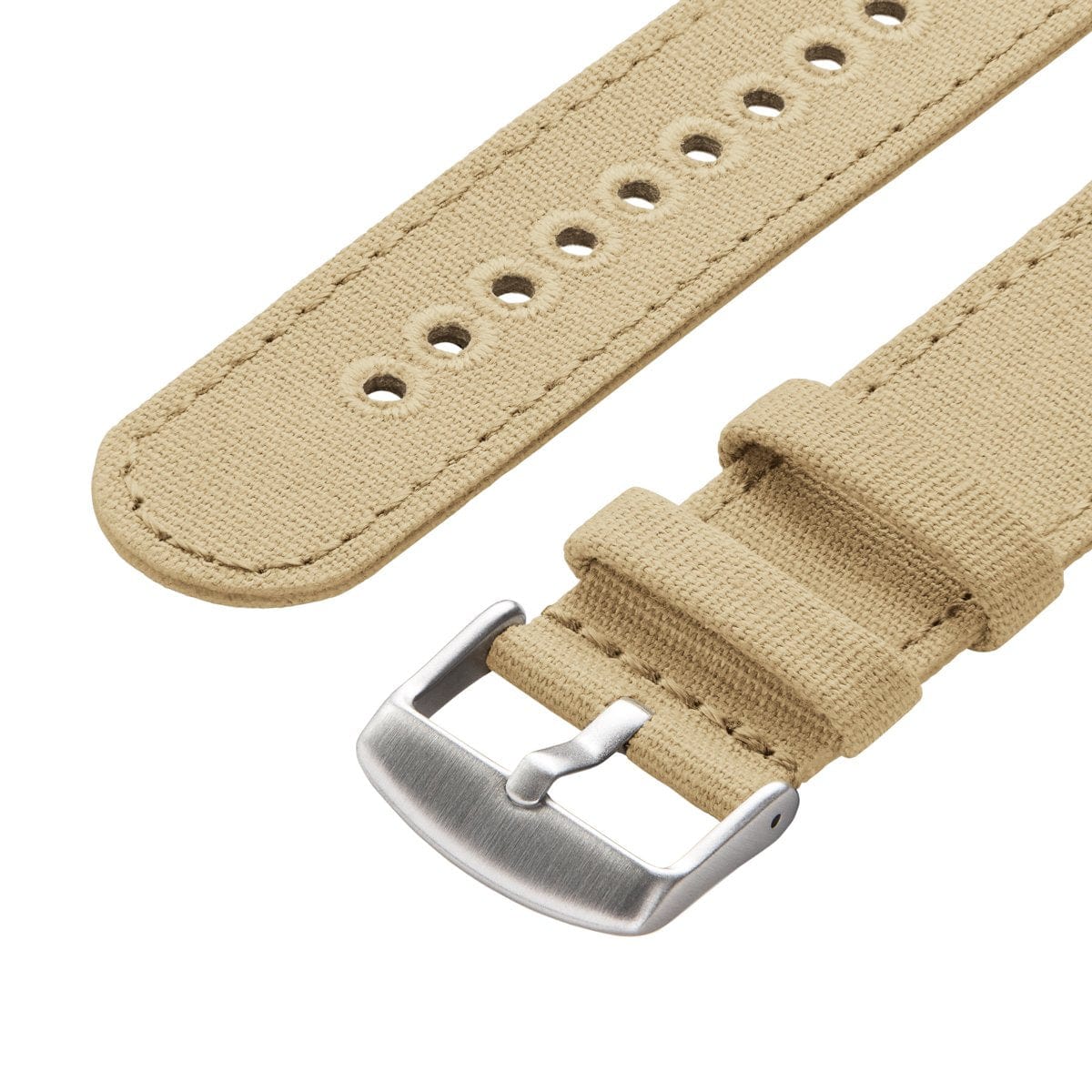 Quick Release Canvas Watch Band - Sand - Image 4