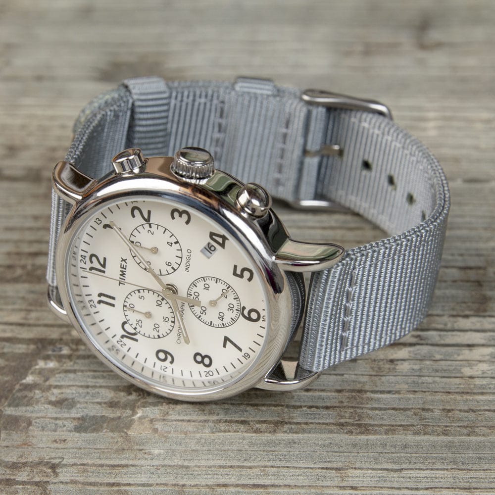 Quick Release Nylon Watch Band - Gray - Image 3
