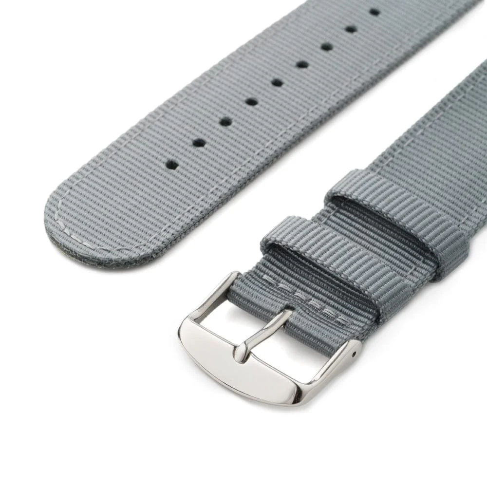 Quick Release Nylon Watch Band - Gray - Image 6