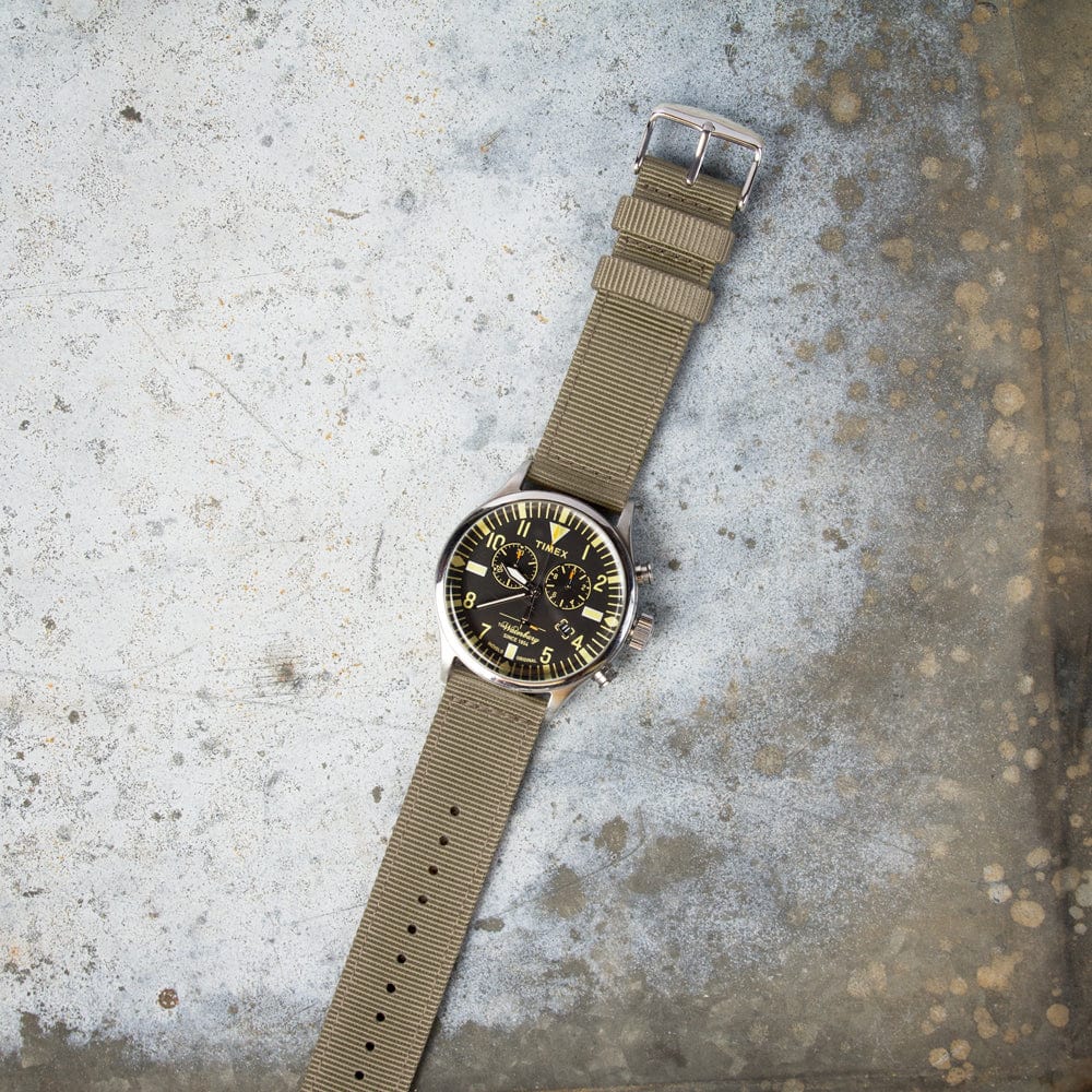 Quick Release Nylon Watch Band - Khaki - Image 2