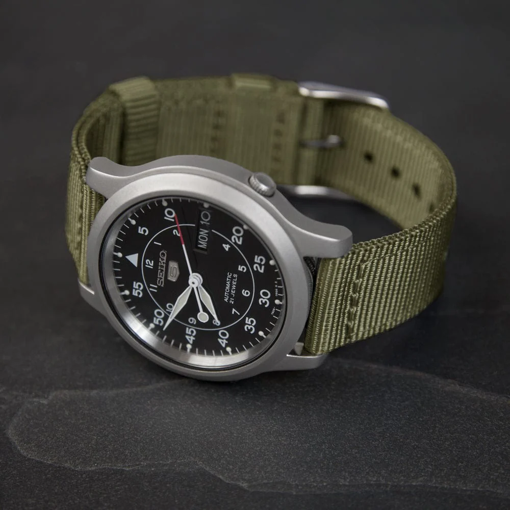 Quick Release Nylon Watch Band - Olive - Image 3