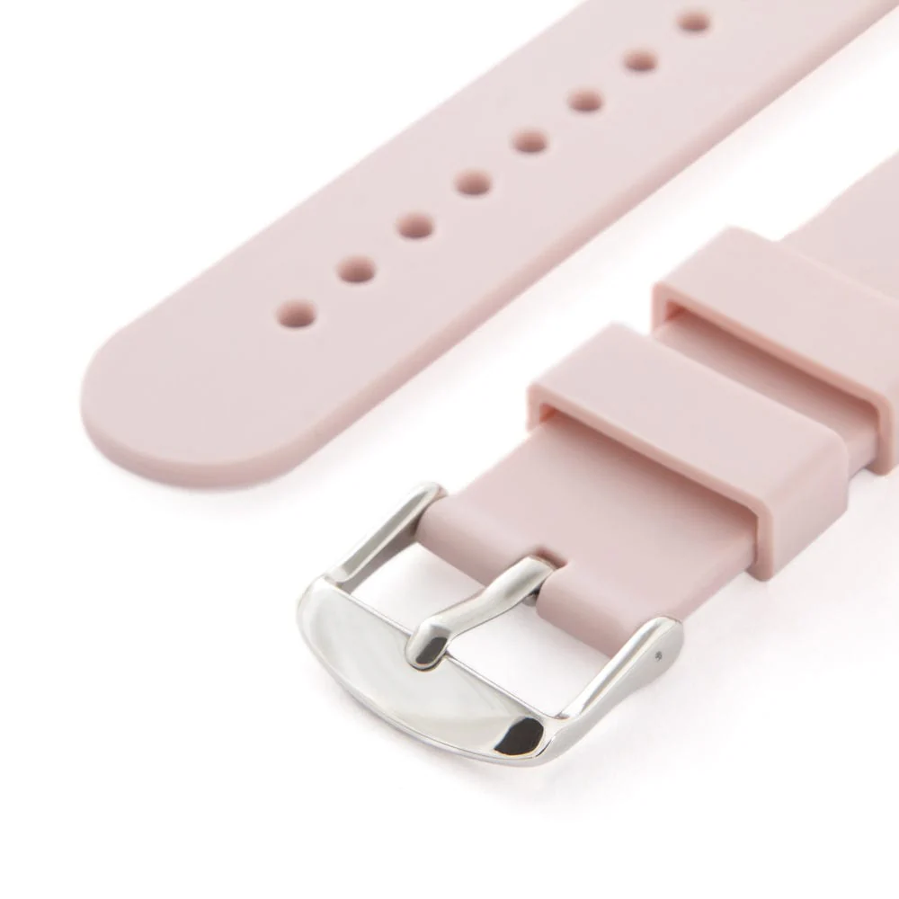 Quick Release Silicone Watch Band - Pale Rose - Image 6