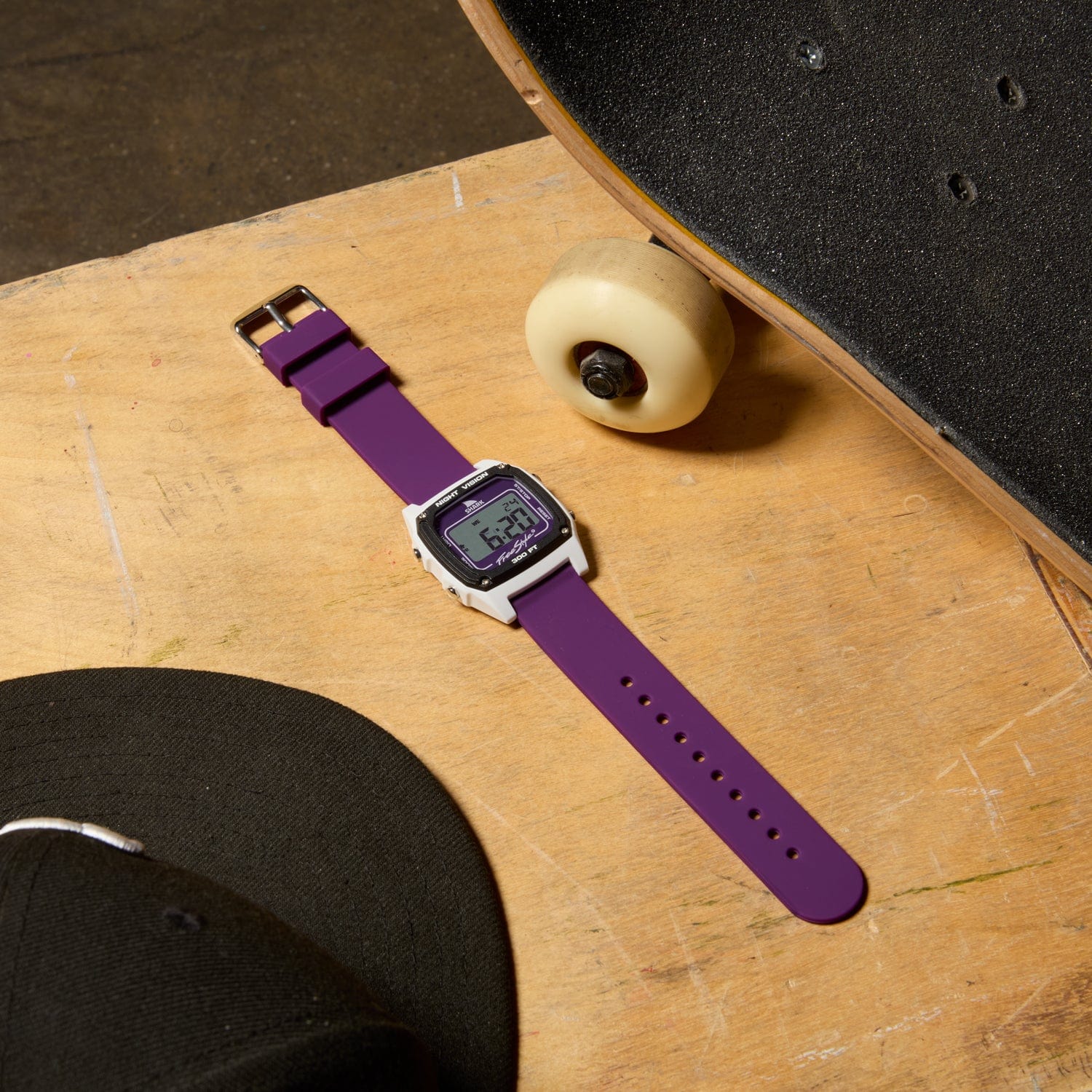 Quick Release Silicone Watch Band - Deep Purple - Image 3