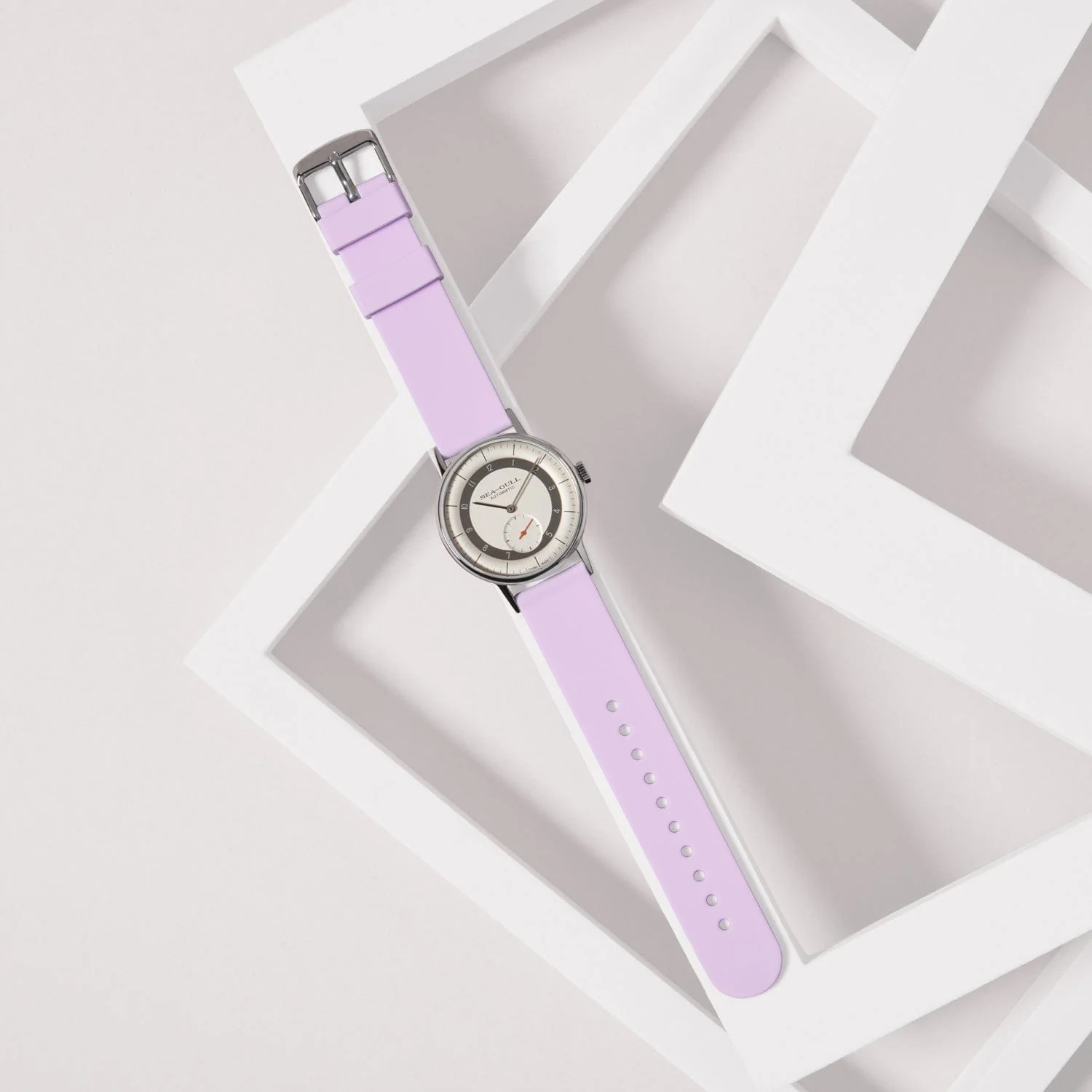 Quick Release Silicone Watch Band - Lavender - Image 3