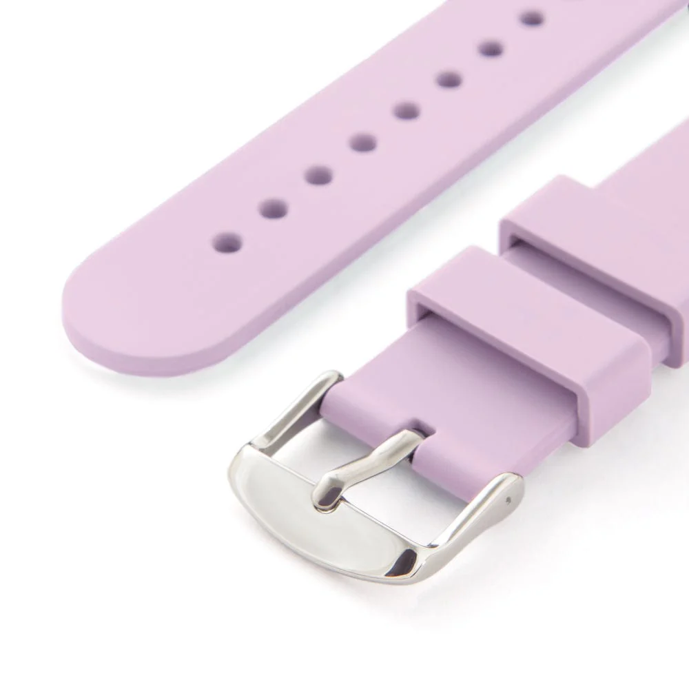 Quick Release Silicone Watch Band - Lavender - Image 5