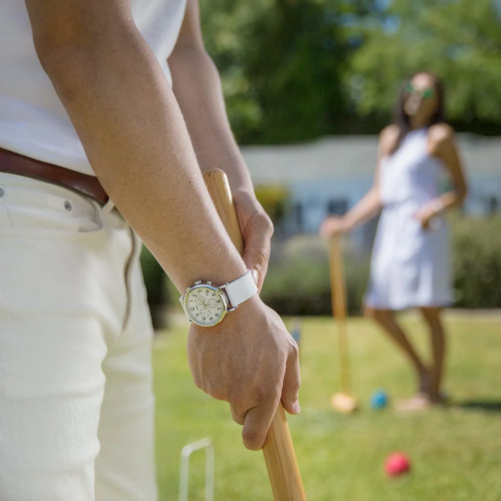 Quick Release Silicone Watch Band - White - Image 3