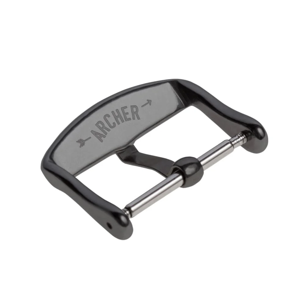 Stainless Steel Buckle - Brushed Gunmetal PVD Add-On - Image 3